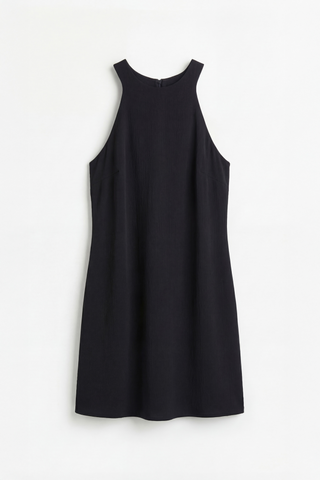 Mono Corto Escote Americano de Crepe Fluido